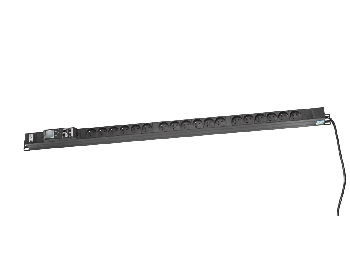 RACK PDU monitoring strip vertical plug DIN49440 sockets 18xNF-C61-314 (E) 16A nepārtrauktas barošanas avots UPS