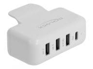 Ladowarka Delock ADAPTER DO LADOWARKI SIECIOWEJ APPLE 1XPD 1XQC3.0 2XUSB2.4A DELOCK iekārtas lādētājs