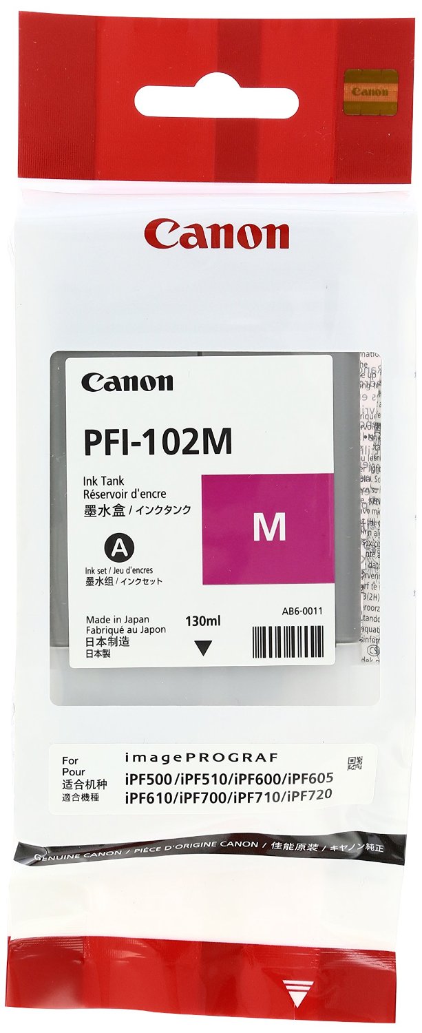 Canon 31CANPFI102M PFI-102M Ink Magenta 130 ml, Pages 740 kārtridžs