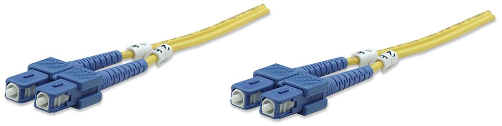 Intellinet Fiber optic patch cable SC-SC duplex 1m 9/125 OS2 singlemode kabelis, vads