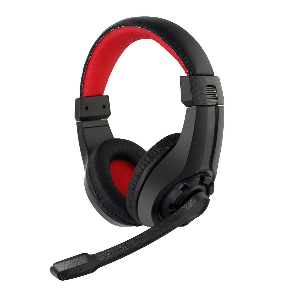 Gembird GHS-01 headphones/headset Head-band Black,Red austiņas