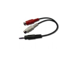 Gembird audio cable stereo minijack -> 2x RCA (CINCH) F 0,2M kabelis, vads