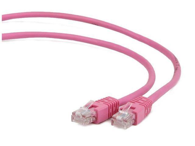 Gembird patchcord RJ45, cat. 6,FTP, 1m, pink kabelis, vads