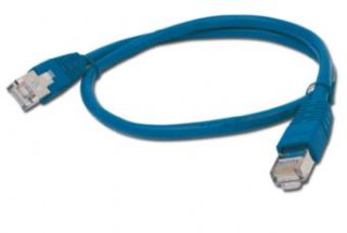 Gembird patchcord RJ45, cat.5e, FTP, 1m, blue kabelis, vads