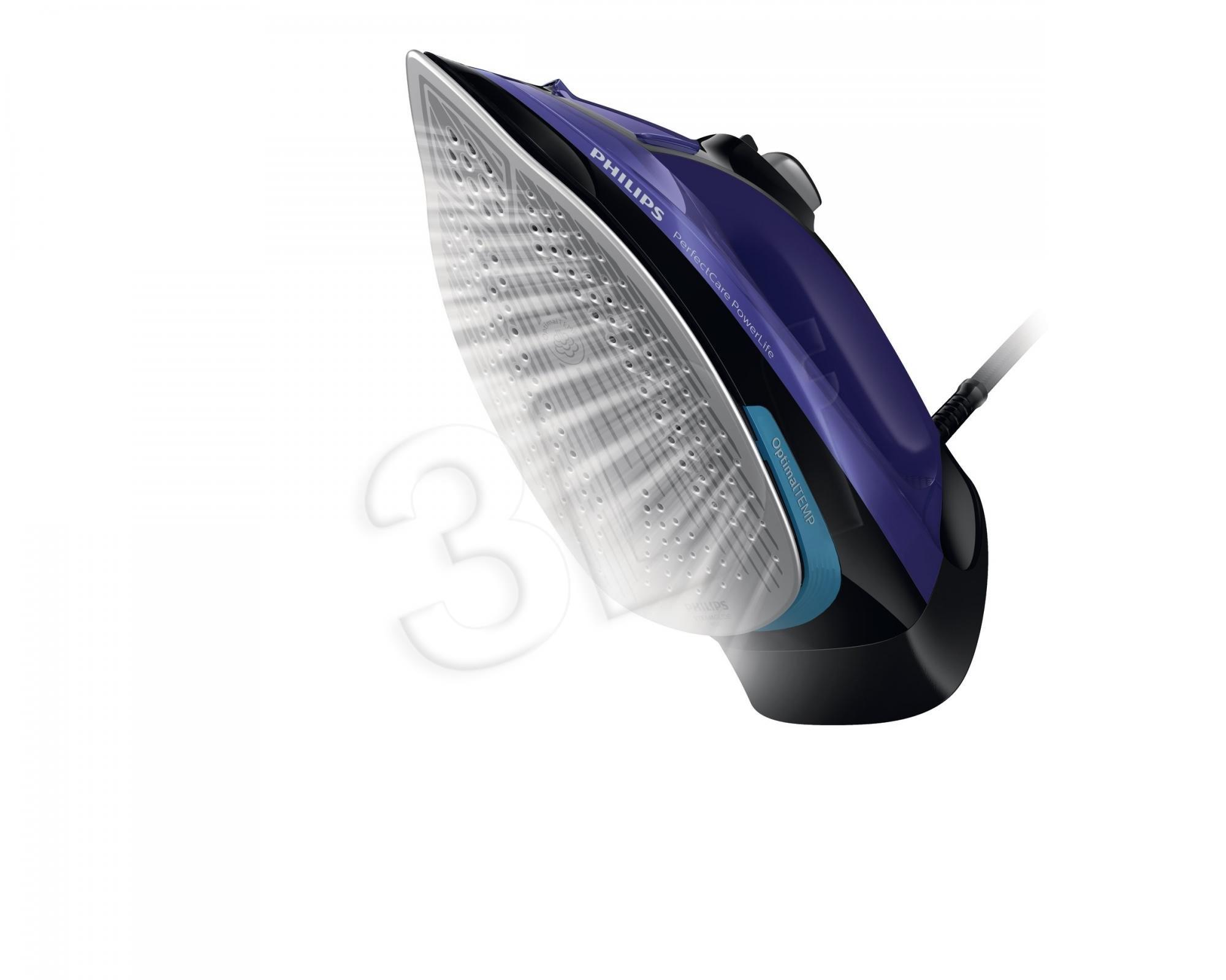 Philips PerfectCare GC3925/30 iron Steam iron SteamGlide Plus soleplate Black,Purple 2500 W Gludeklis