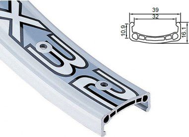 Alexrims Obrecz extreme DX32 bok CNC kapslowana 24