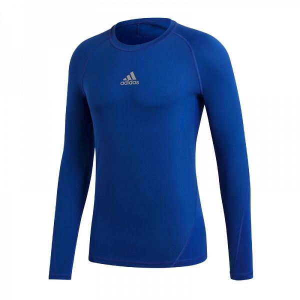 Adidas Koszulka Sportowa ASK LS Tee Niebieska r. 128 (CW7323) CW7323 (4059811022400)