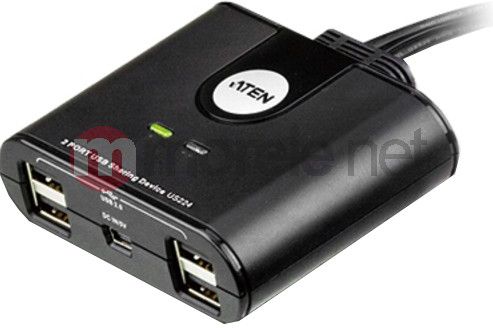 Adapter USB Aten US224-AT USB - USB Czarny  (US224AT)