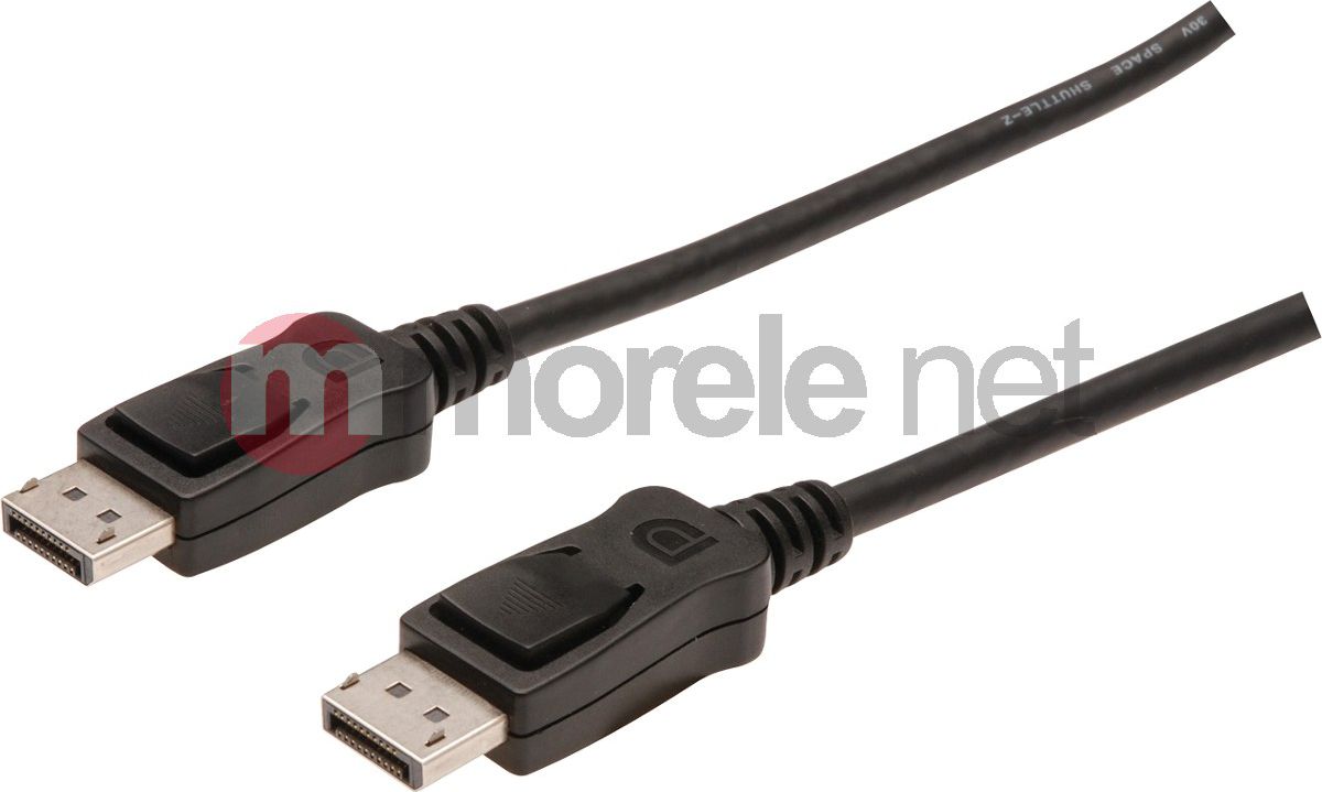 Kabel Assmann DisplayPort - DisplayPort 1m czarny (AK340100010S) kabelis video, audio