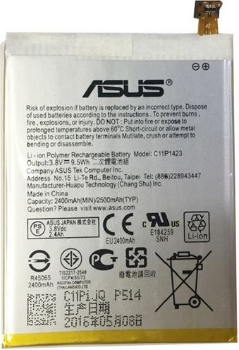 Bateria Asus C11P1423 do ZenFone2 ZE500CL 2500 mAh 4684238 akumulators, baterija mobilajam telefonam