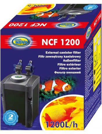 Aqua Nova FILTR ZEWNETRZNY NCF-1200 1200l/h 010507 (5904378730772) akvārija filtrs
