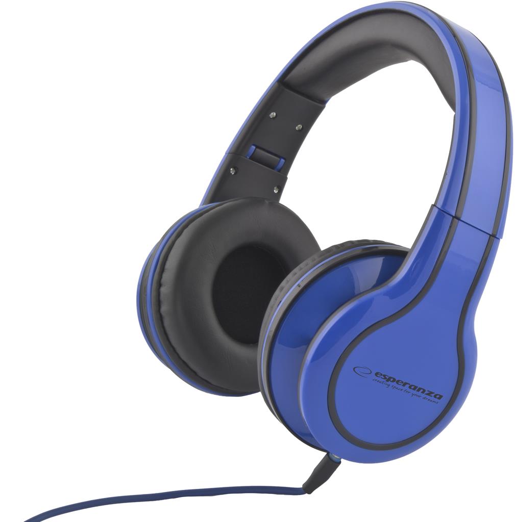 ESPERANZA Audio Stereo Headphones with volume control EH136B | 3m austiņas