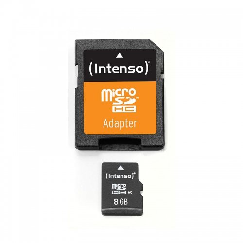 Intenso  SD MicroSD Card  8GB Intenso i atmiņas karte