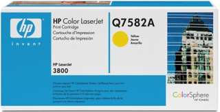 Toner HP Q7582A zolty toneris