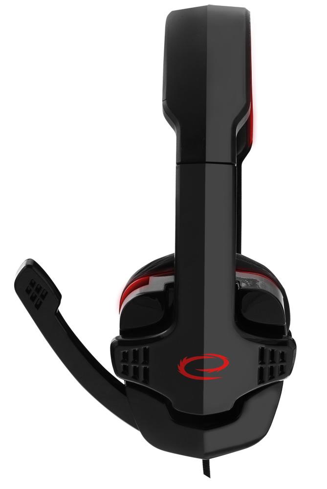 Headset Esperanza Raven, czerwone (EGH310R)