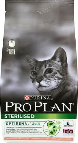 Purina Pro Plan Sterillised Losos 1,5kg 7613033566387 (7613033566387) kaķu barība