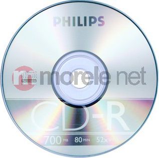 Philips CD-R 700 MB 52x 25 sztuk (CR7D5NB25) CR7D5NB25 (8710895782258) matricas