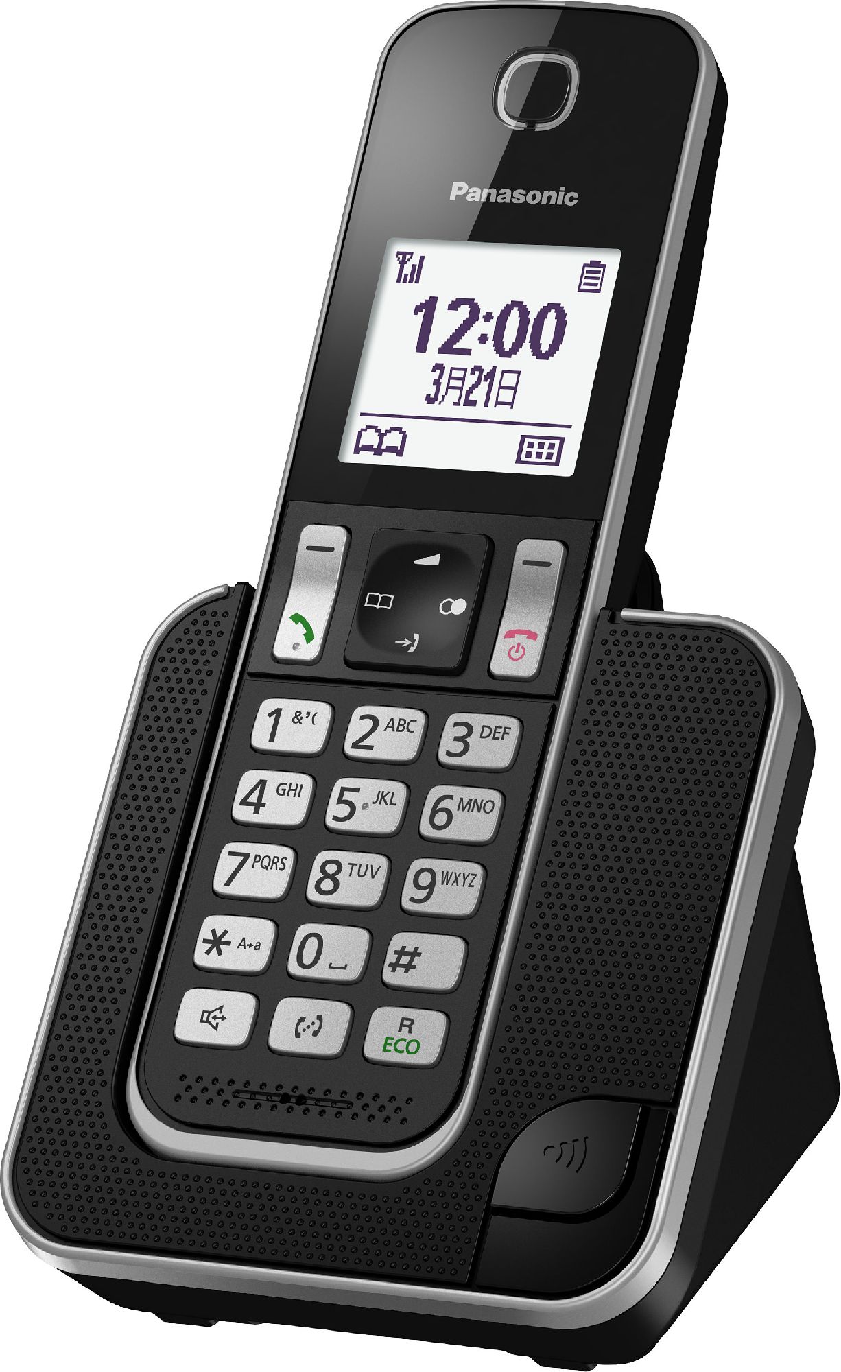 Telefon stacjonarny Panasonic KX-TGD 310 Czarny KX-TGD310 (5025232814787) telefons