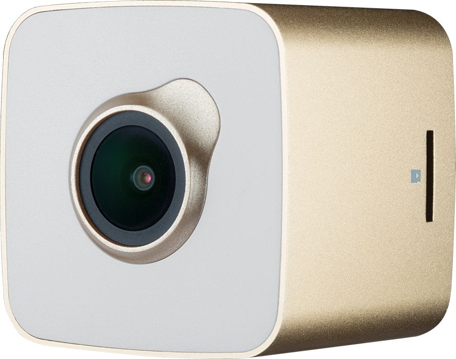 PRESTIGIO CAR VIDEO RECORDER CUBE, GOLD/WHITE videoreģistrātors