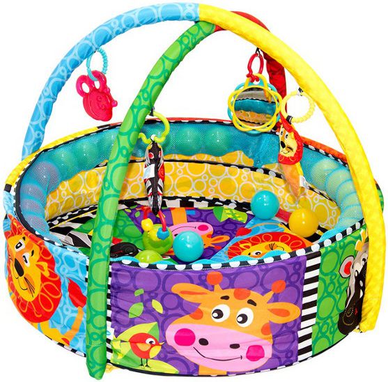 Playgro 184007 Educational Mat with Balls bērnu rotaļlieta