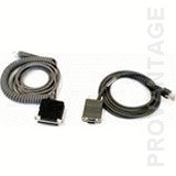 Datalogic Cable, RS-232, 9P, Female Coiled, CAB-408 kabelis, vads