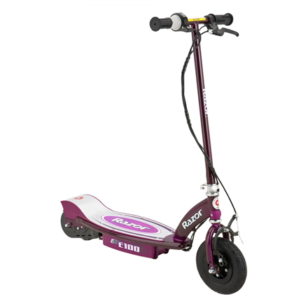 Razor E100 Electric Scooter - Purple Elektriskie skuteri un līdzsvara dēļi