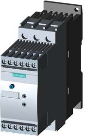 Siemens Softstart 3-fazowy 200-480VAC 32A 15kW/400V Uc=24V AC/DC S0 (3RW3027-1BB04) auto akumulatoru lādētājs