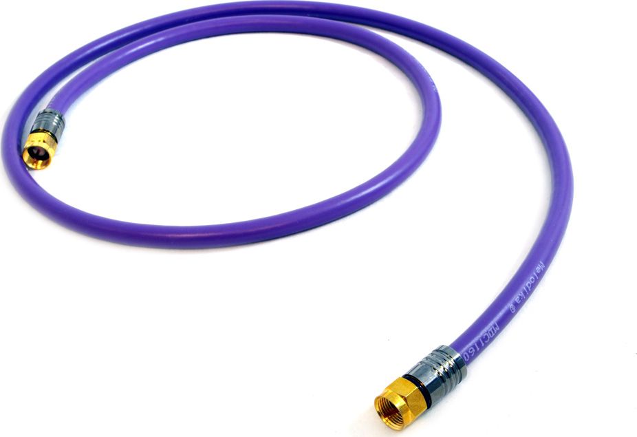 Kabel Melodika Antenowy (F) 4m fioletowy 6094339 (05907609001146) kabelis video, audio