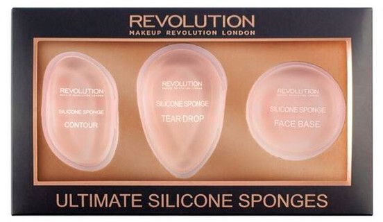 Makeup Revolution Zestaw gabek Ultimate Silicone Sponge 738383 (5060495308383)