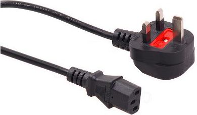 Kabel zasilajacy Maclean 3 pin wtyk GB, 3m (MCTV-807) MCTV-807 (5902211102397) kabelis datoram