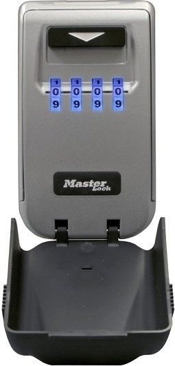 MasterLock Kasetka na klucze z zamkiem szyfrowym i podswietleniem XL-3ZM076