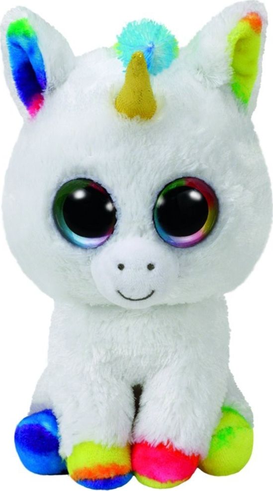 Meteor Maskotka TY Beanie Boos - Bialy Jednorozec Pixy 15cm (36852) GXP-608091 (008421368525)