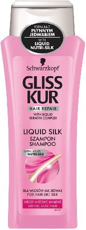 Schwarzkopf GLISS KUR LIQUID SILK shampoo 400 ml Matu šampūns