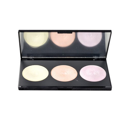 Makeup Revolution Highlight Powder Palette W 15g 732865 (5029066052865) kosmētika ķermenim