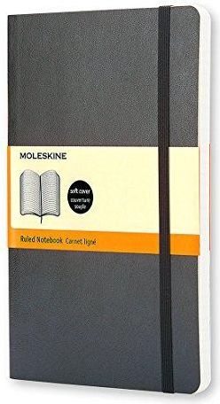 Moleskine Notebook L lined black (246921)