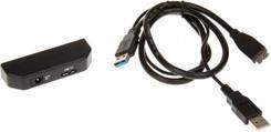 Kieszen SilverStone USB 3.0 - SATA 3 (SST-EP02B) SSTEP02BUSB3.0zuSATAAdapterschwarz (4710007220412) cietā diska korpuss