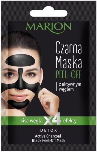 Marion Detox Aktywny Wegiel Maska czarna peel-off 6g 781350 (5902853013501)