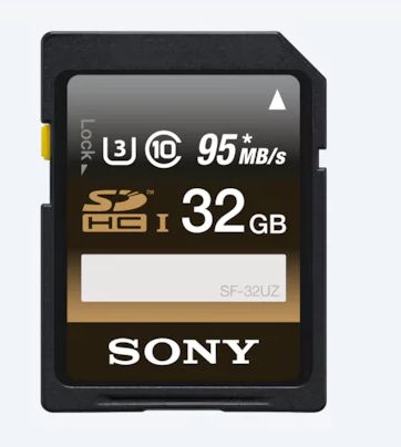 Karta Sony SF32UZ SDHC 32 GB Class 10 UHS-I/U3  (2190246141) atmiņas karte