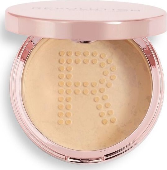 Makeup Revolution Conceal & Fix Setting Powder Puder sypki Medium Yellow 13g 730989 (5057566150989)