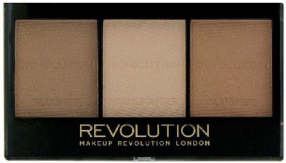 Makeup Revolution Ultra Sculp & Contour Zestaw do korygowania twarzy Kit Light-Medium C04 11g 733504 (5029066043504) kosmētika ķermenim