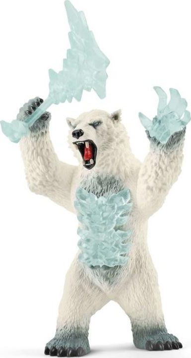 Schleich Eldrador Blizzard Bear with Weapon - 42510 konstruktors