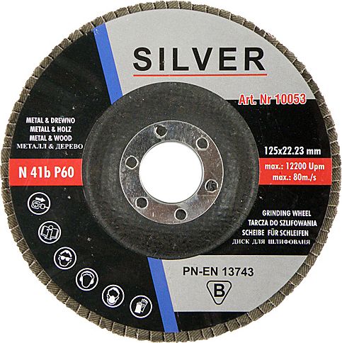 Silver sciernica listkowa 125mm P60 (10053) 10053 (5907589361629)