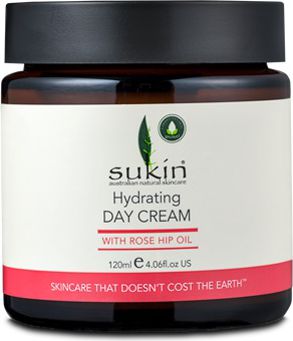 Sukin Nawilzajacy krem do twarzy na dzien Rosehip Hydrating Day Cream 120ml SUK02687 (9327693002687) kosmētika ķermenim