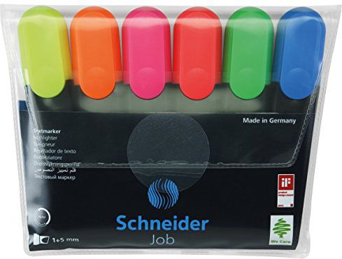 Schneider Zakreslacz Job 6 sztuk mix kolorow  - WIKR-0984492