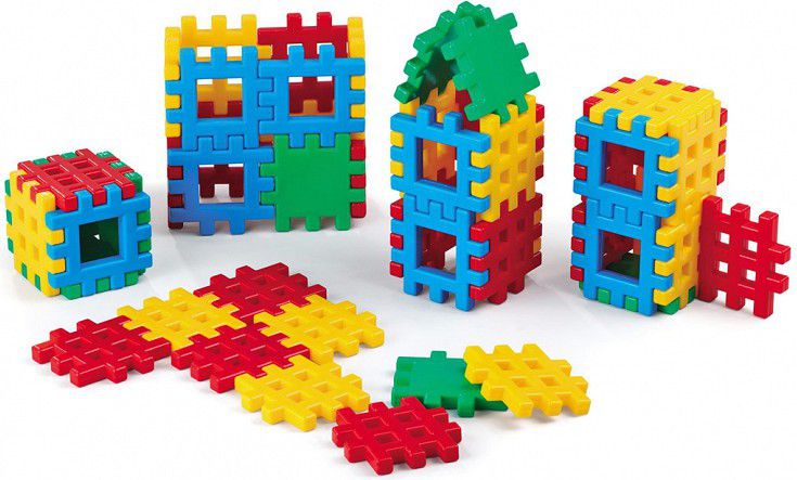 Construction blocks Waffle 48 konstruktors