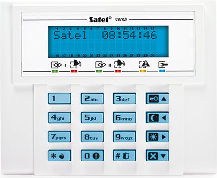 KEYPAD LCD /VERSA BLUE/VERSA-LCD-BL SATEL drošības sistēma