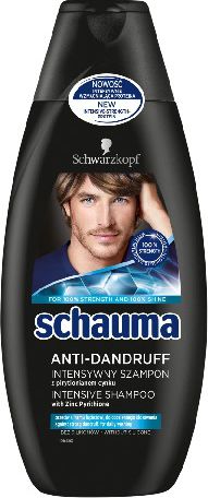 Schwarzkopf Schauma Szampon do wlosow Przeciwlupiezowy Intensiv For Men 400ml 68208985 (3838824208985) Matu šampūns