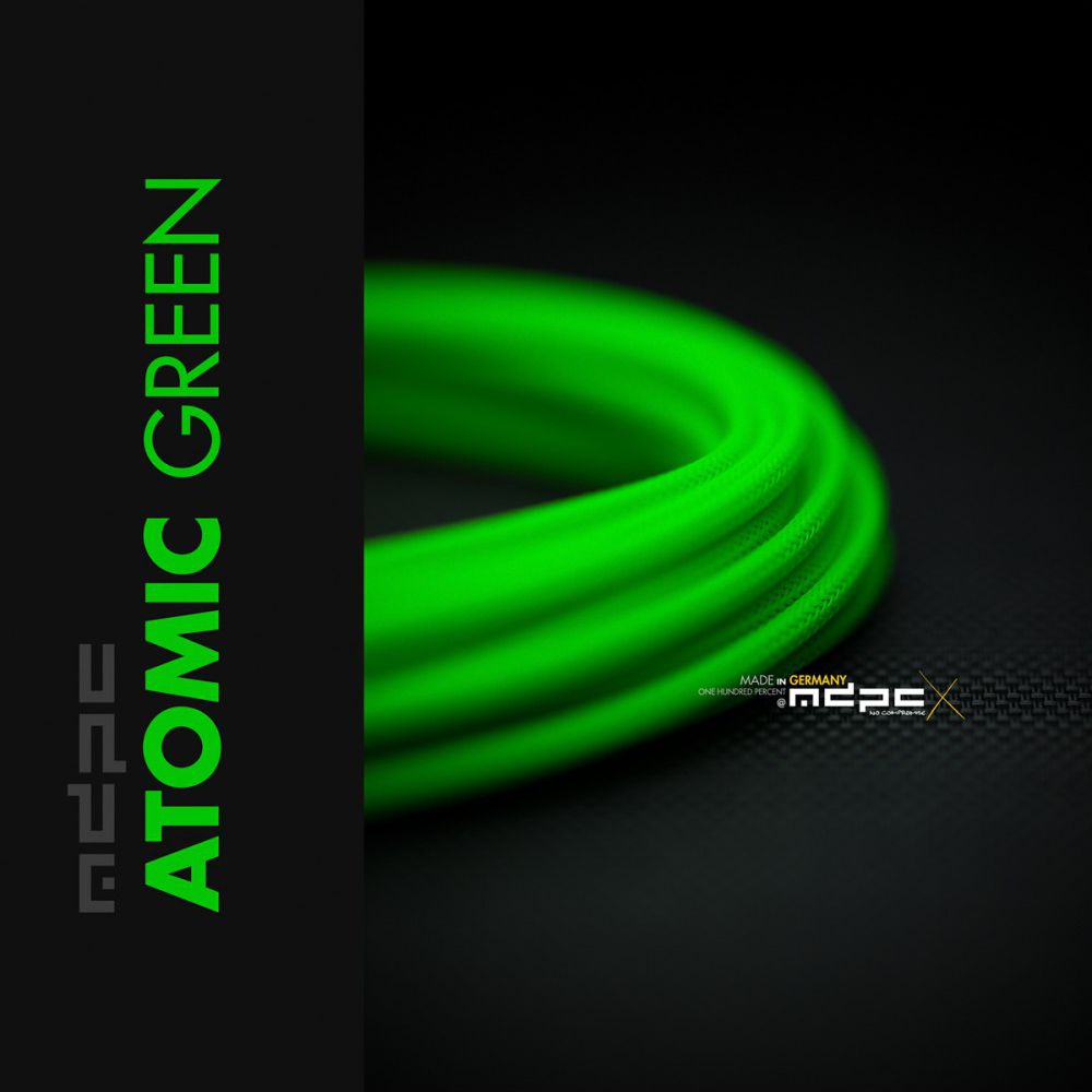 MDPC-X Sleeve Small - Atomic-Green, 1m Barošanas bloks, PSU