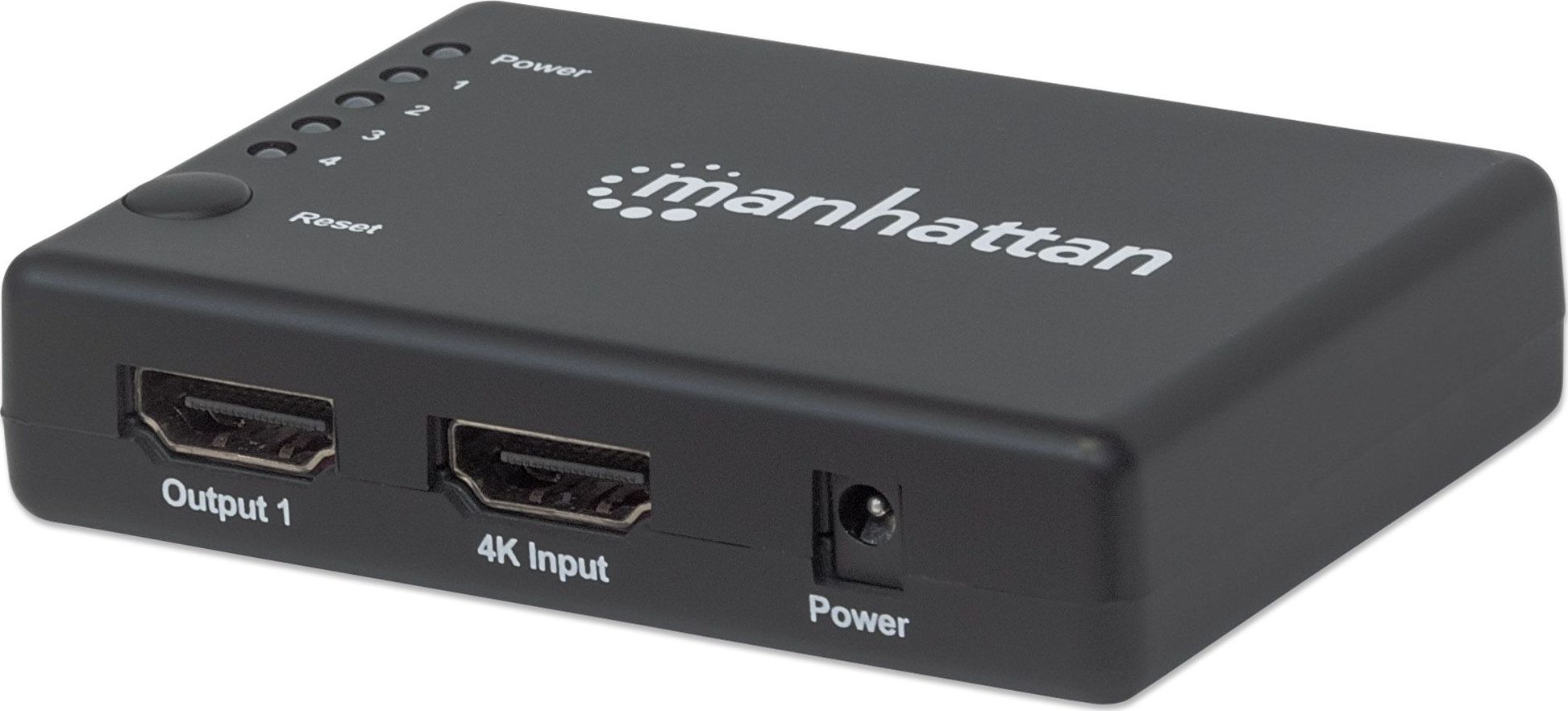 Manhattan 4K 4-Port HDMI-Splitter 4K@30Hz black 207706