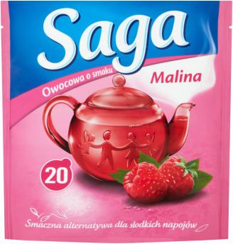 Saga Herbata owocowa Malina 8714100818589 (8714100818589) piederumi kafijas automātiem